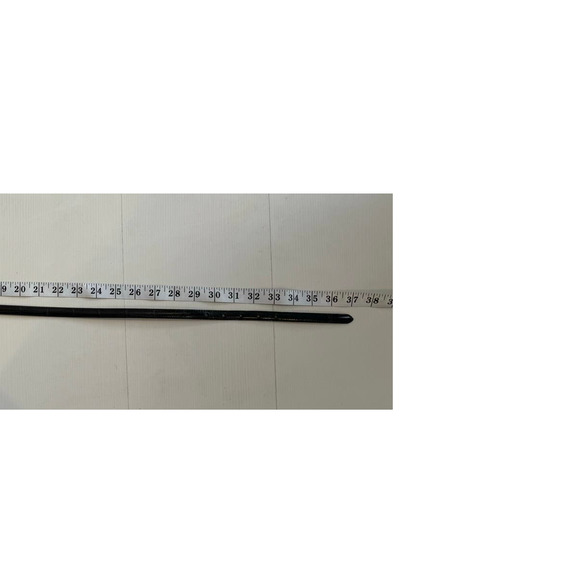 Hartnell VTG womens Pewter Alligator buckle Grain Calfskin thin leather belt M - Picture 11 of 12